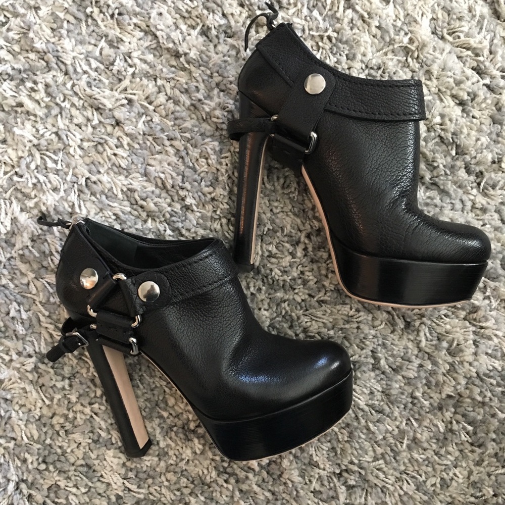 Miu Miu Moto Ankle Booties